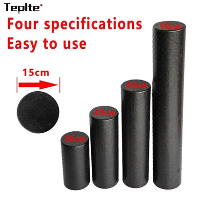 30/45Cm Black EPP Yoga Column Block Massage Fitness Foam Roller for Back Pilates Bodybuilding Gym Equipment with Trigger Points