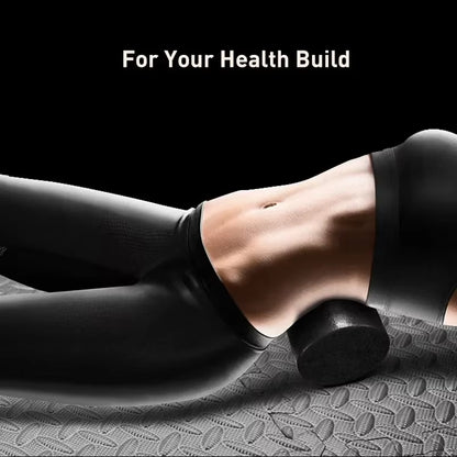 30/45Cm Black EPP Yoga Column Block Massage Fitness Foam Roller for Back Pilates Bodybuilding Gym Equipment with Trigger Points